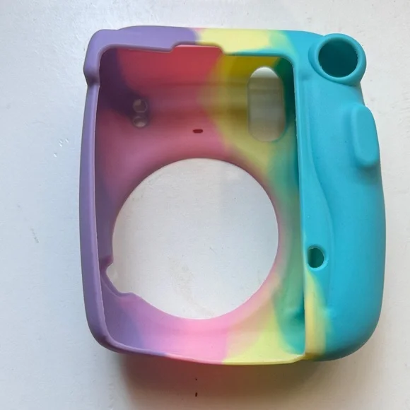 Rainbow Silicone Instax mini 11 case Camera Case - Pastel Gradient - Picture 2 of 2
